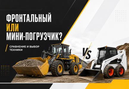 Когда нужен фронтальный погрузчик, а когда мини-погрузчик: сравнение и выбор техники