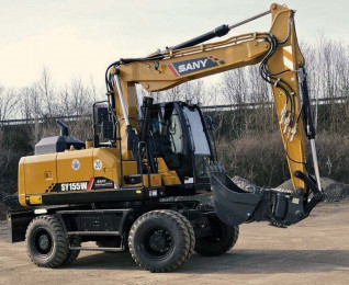 Полноповоротный экскаватор SANY SY155W